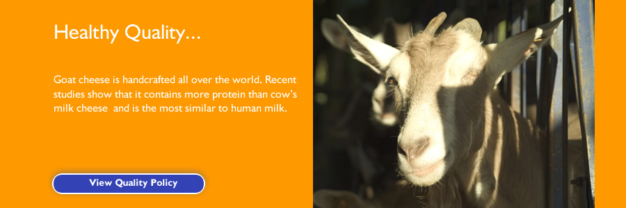 Los Quesos de Cabra se hacen artesanalmente en todo el mundo; estudios recientes muestran que el Queso hecho de Cabra tiene más proteínas que el de vaca, y es muy similar a la leche humana.